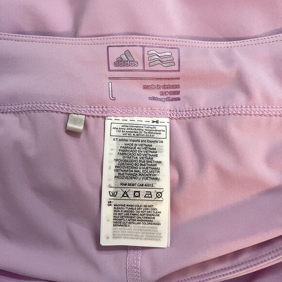 ADIDAS WOMENS PLEATED SKORT SIZE LARGE LAVENDER 3 POCKETS POLYESTER BLEND GOLF - Picture 9 of 11